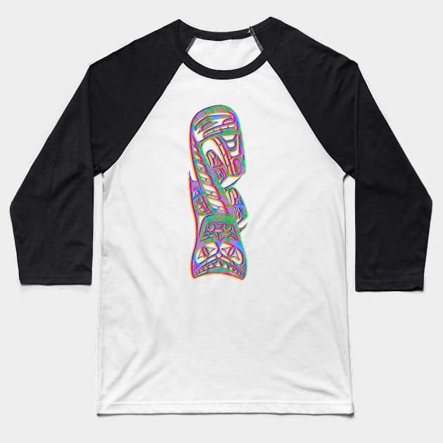 The Shaman&#39;s pole Baseball T-Shirt by indusdreaming